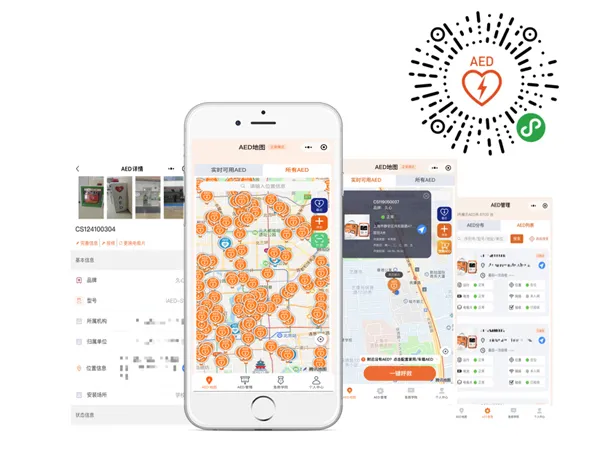 AED First-aid Map Applet